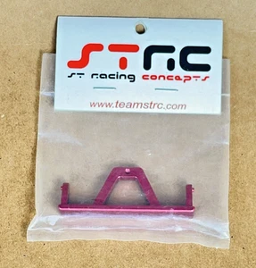 STRC 80026 Aluminum Rear Chassis Rail Brace Red SCX10 II RC Parts New Old Stock - Picture 1 of 5