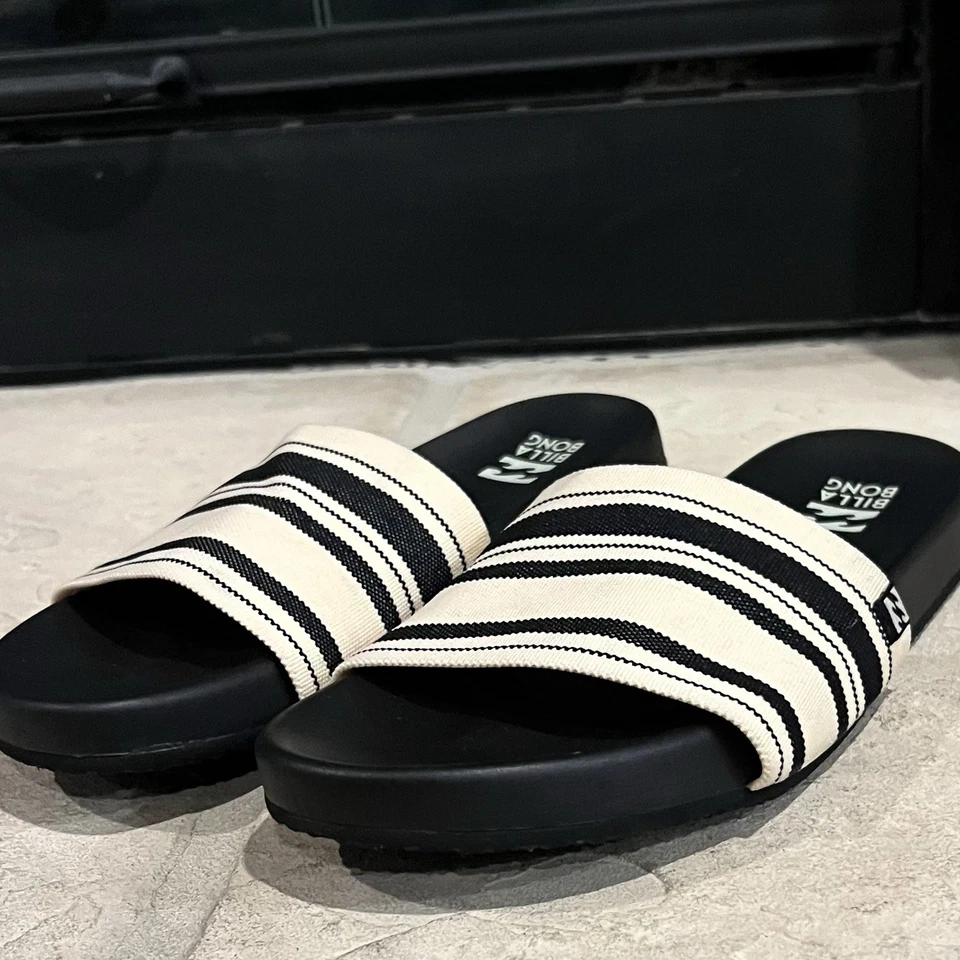 Sandalia BILLABONG SURF RETREAT para mujer a rayas negras/blancas - TALLA 8 8 Foto 1 de 4