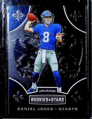 2019 Panini Rookies and Stars Football Daniel Jones Rookie Crusade RC COLTS NYG - Image 1 of 2