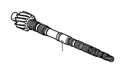 Eje de transmisión original Honda Odyssey 2002 2003 2004 Foto 1 de 2