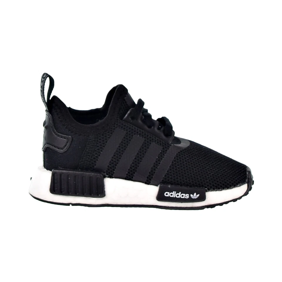 Adidas NMD R1 Toddlers's Shoes Black-White FW0417 size 5K