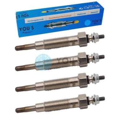 4 Piece You.S Original Glow Plugs for Mitsubishi Lancer V Pajero I II III 2.5 Td - Image 1 of 2