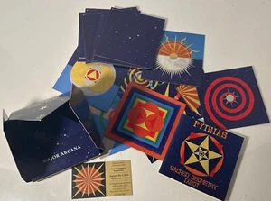 Pythias Sacred Geometry Tarot Set By Katenia Keller Major Arcana Deck 22 Cards - Picture 1 of 7