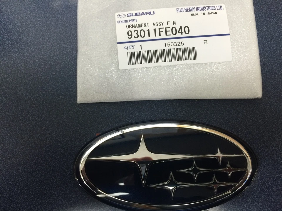 Подлинная передняя решетка радиатора с эмблемой 2003–2005 Subaru Impreza & WRX & STi 93011FE040 от оригинального производителя - Изображение 1 из 1