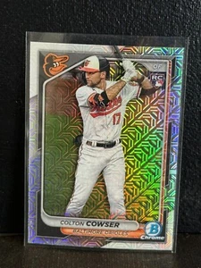 2024 Bowman Chrome Mojo Colton Cowser RC Baltimore Orioles #33 - Picture 1 of 2