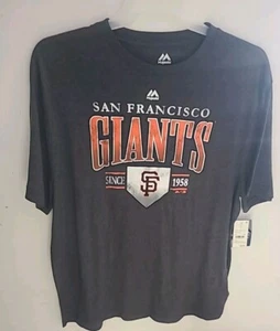 SAN FRANCISCO GIANTS National League MLB Majestic T Shirt Mens LARGE - Picture 1 of 4