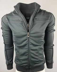 Hurley Herren Medium Double Full Zip Taschen Langarm Pullover grau - Bild 1 von 14