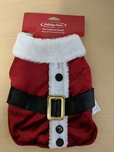 Pet Costume Dog Cat Santa Small NEW - Picture 1 of 3