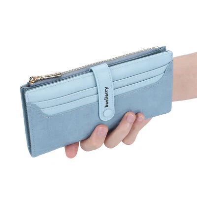 Women Long Wallet Clutch Leather Purse Credit Card Holder Phone Pocket Bag Gifts - Image 1 of 4