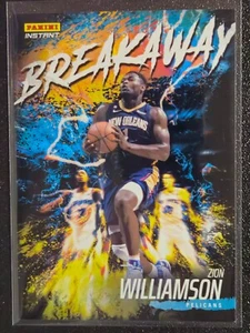 Zion Williamson 🤩 SP Numbered 1 🤩 2022-23 Instant #B23 Breakaway /2304 - Picture 1 of 3