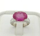 Pink Tourmaline Diamond Ring 18K One Of A Kind