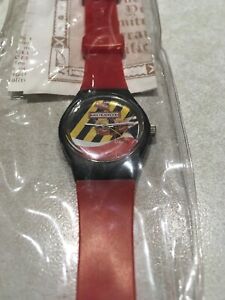 SEALED 1980s Coca Cola Coke Max Headroom Wrist Watch - Red Band Untested