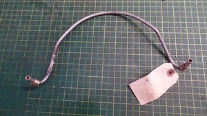 GENUINE TEREX BLX412 CROSS OVER TUBE 2 1/4" INVERTED FLARE NUTS, E400291. N.O.S. - Picture 1 of 8