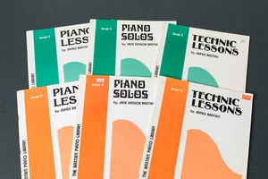 6 Bastien Piano Library Books Levels 3 - 4 Technic & Piano Lessons & Piano Solos - Picture 1 of 7