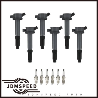 For Ford 2009-12 Escape 2006-12 Fusion 3.0L 6x Ignition Coil & Spark Plug Kit  - Image 1 of 4