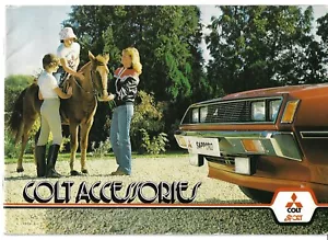 Mitsubishi Colt Sport Accessories 1979-80 UK Market Sales Brochure - Picture 1 of 2