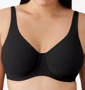 Sujetador colgante Wacoal Shape Revelation talla 42DDD negro sin forro con aros 855387 - Imagen 1 de 7