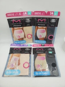 4 Pkgs Small Maidenform Flexees Women's Lycra Shape wear Thigh Slimmer SM New - Picture 1 of 6