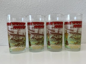 1978 Set of 4 Kentucky Derby Glass KY Churchill Downs - Picture 1 of 6