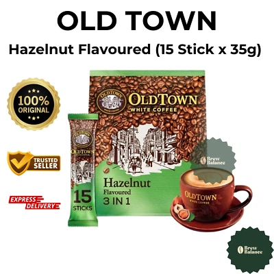 OldTown Café Blanco 3 en 1 Avellana 15 Palitos x 38g (1 Paquete) | Envío Rápido Foto 1 de 4
