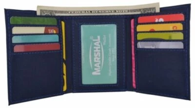 Slim Thin Trifold Boys Credit Card ID Holder Men's Wallet Colors!!! - Image 1 of 4