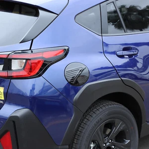 Glossy Black Car Fuel Gas Tank Cap Cover Trim Fit For Subaru Crosstrek 2023 2024 - Picture 1 of 15