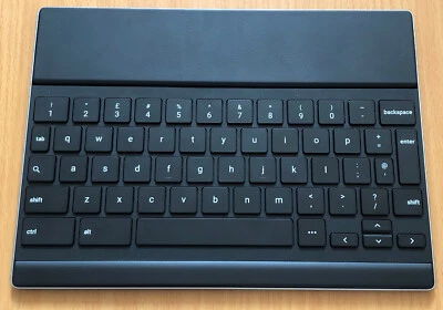 Genuine Google Pixel C Keyboard -Bluetooth -British English Layout Qwerty Black! - Image 1 of 4