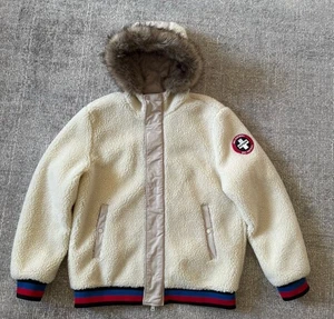 Tommy Hilfiger Jowen Hooded Fleece Snorkel Jacket Faux-Fur Trim Size XL - Picture 1 of 19