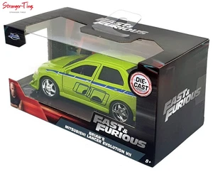 JADA 99789 - 1/32 MITSUBISHI LANCER EVO VII VERDE VELOCE E FURIOSO - Foto 1 di 5