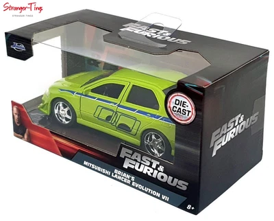 JADA 99789 - 1/32 MITSUBISHI LANCER EVO VII VERDE RÁPIDO Y FURIOSO Foto 1 de 4