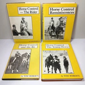 Horse Training / Care HORSE CONTROL 4 Books Set By Tom Roberts (HCDJ, 1982-1985) - Picture 1 of 19
