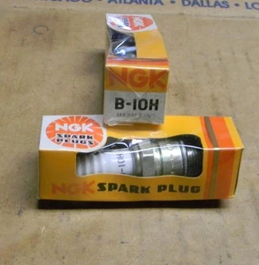 NEW NGK B10H 14mm SPARK PLUGS LOT OF 2 - Bild 1 von 1