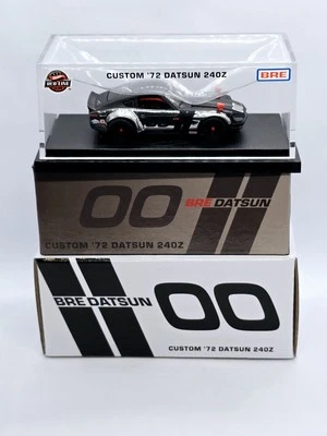 Hot Wheels 2023 RLC Custom 72 Bre Datsun 240Z Silver Acrylic Case JDM Red Line C - Image 1 of 4