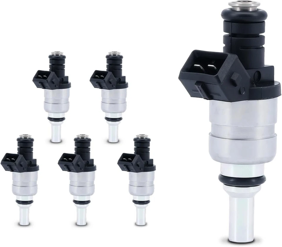 6 inyectores de combustible para BMW 3 5 7 X3 X5 X6 Z3 E39 E46 E60 M52 M54 2.0-2.8L 1427240 Foto 1 de 4