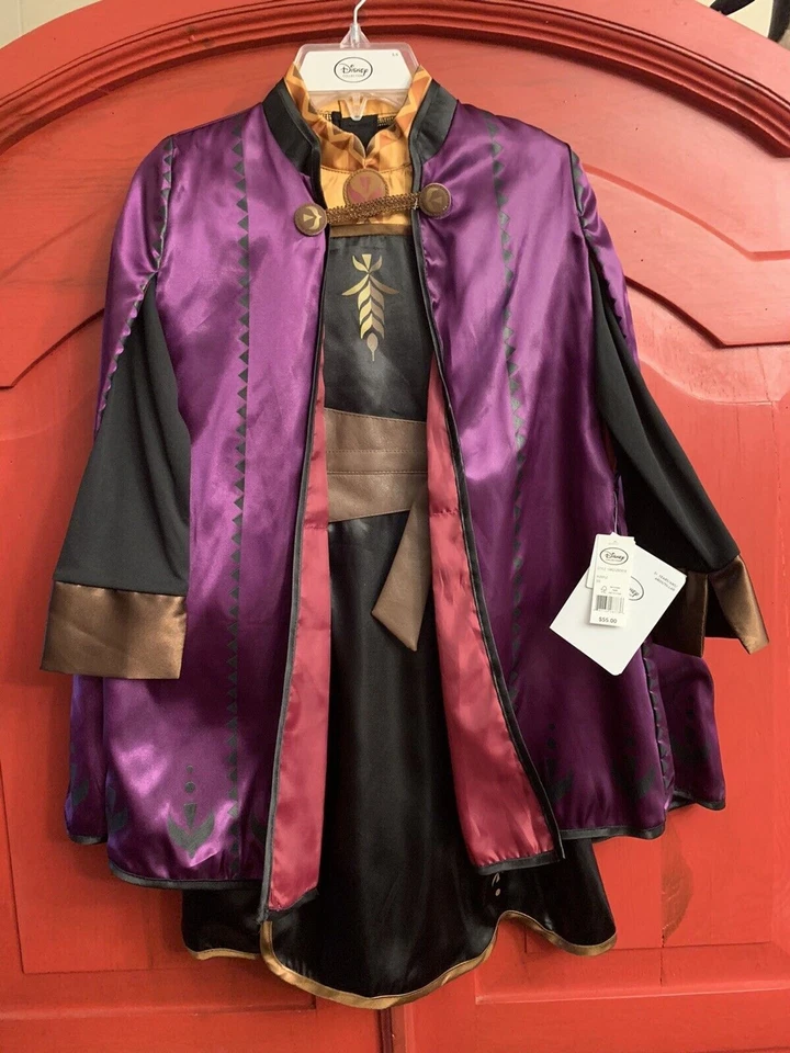Tienda Disney nueva con etiquetas talla 5/6 Frozen 2 Princesa Anna Vestido de Viaje Disfraz Halloween Foto 1 de 4