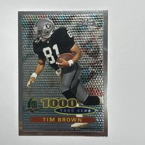 1996 Topps Chrome Tim Brown #95 Oakland Raiders HOF - Bild 1 von 2