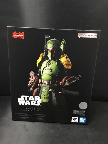 Authentic Bandai Tamashii Nations Star Wars Daimyo Boba Fett Brand New Sealed Cover
