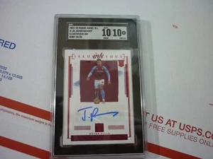JACOB RAMSEY 2021-22 Impeccable #II-JR RC Illustrious Ink Ruby 20/35 SGC10/10 - Picture 1 of 4