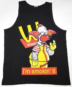 Marijuana Tank Top T-shirt Weed I'm Smokin' It Blunt 420 Smoke Men's Vest New - Picture 1 of 3