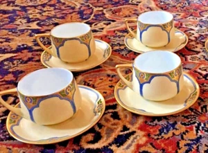 4 schöne Rosenthal Tassen und Untertassen - 8 Stück - Bild 1 von 5