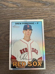 2016 Topps Heritage #THC-614 Drew Pomeranz Chrome Refractor #/567 - Picture 1 of 2