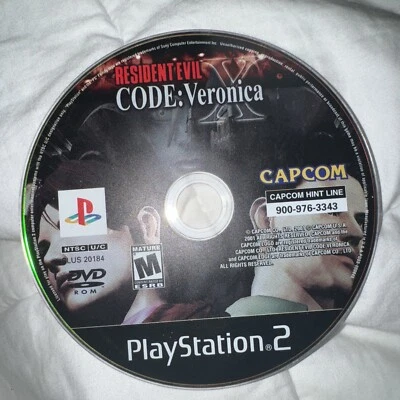 Resident Evil Code: Veronica X (Sony PlayStation 2, 2001) - Image 1 of 2