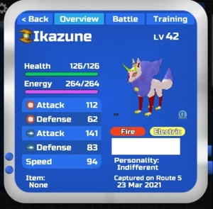 Alpha Gleaming Ikazune (Loomian Legacy) - Picture 1 of 1