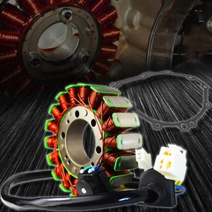 eMUSA OE Stator Assy/Magneto Generator Coil+Gasket 99-18 Busa GSX-1300 GSXR - Foto 1 di 9