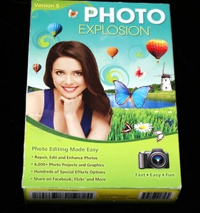 Photo Explosion Computer Photo Editing Program,Version 5, Print Made Easy - Photo 1/5