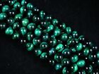 Green Tiger Eye 8mm Round Gemstone Beads 38cm Strand Diy Jewellery
