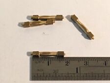Ship Model Fittings Parts 4 Brass 17mm x 3mm rail stanchions square base