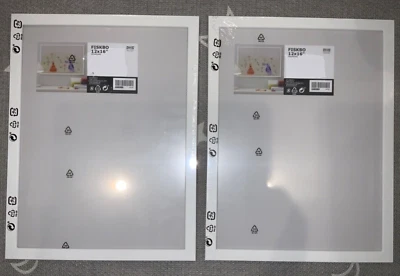 Set of 2 IKEA FISKBO 12x16 Picture Frame Photo Poster Portrait or Landscape - Image 1 of 4