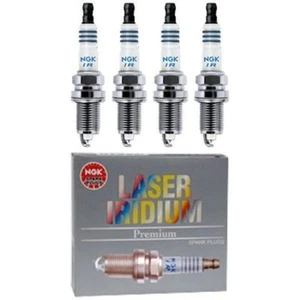 4 pcs GENUINE OEM NGK Laser Iridium Spark Plugs #4589 Toyota Lexus Scion IFR6T11 - Picture 1 of 3