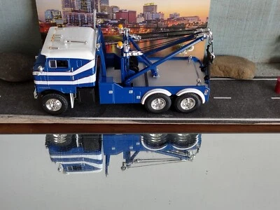 Rich Blue & White 1/34 scale 1953 Kenworth® Bullnose Wrecker by First Gear - Image 1 of 4